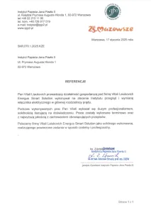 referencja, mazowieckie, Instytut Papieża Jana Pawła II